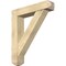 Ekena Millwork Traditional Craftsman Rough Sawn Bracket w/ Offset Brace, Douglas Fir, 8"W x 38"D x 44"H BKT0806X38X44TRA04RDF - alternate 1